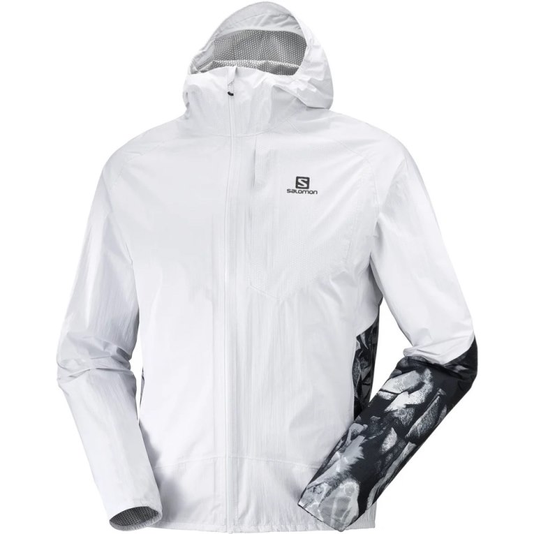 Salomon Bonatti Waterproof Men's Shell Jackets White | CA 13J98